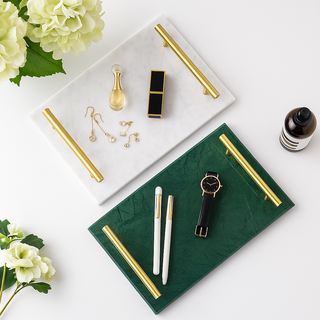 Creative Marble Décor Tray design